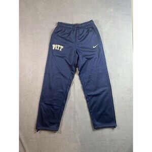 Nike Therma Fit Navy Blue Sweatpants PITT Men’s Medium Drawstring Ankle